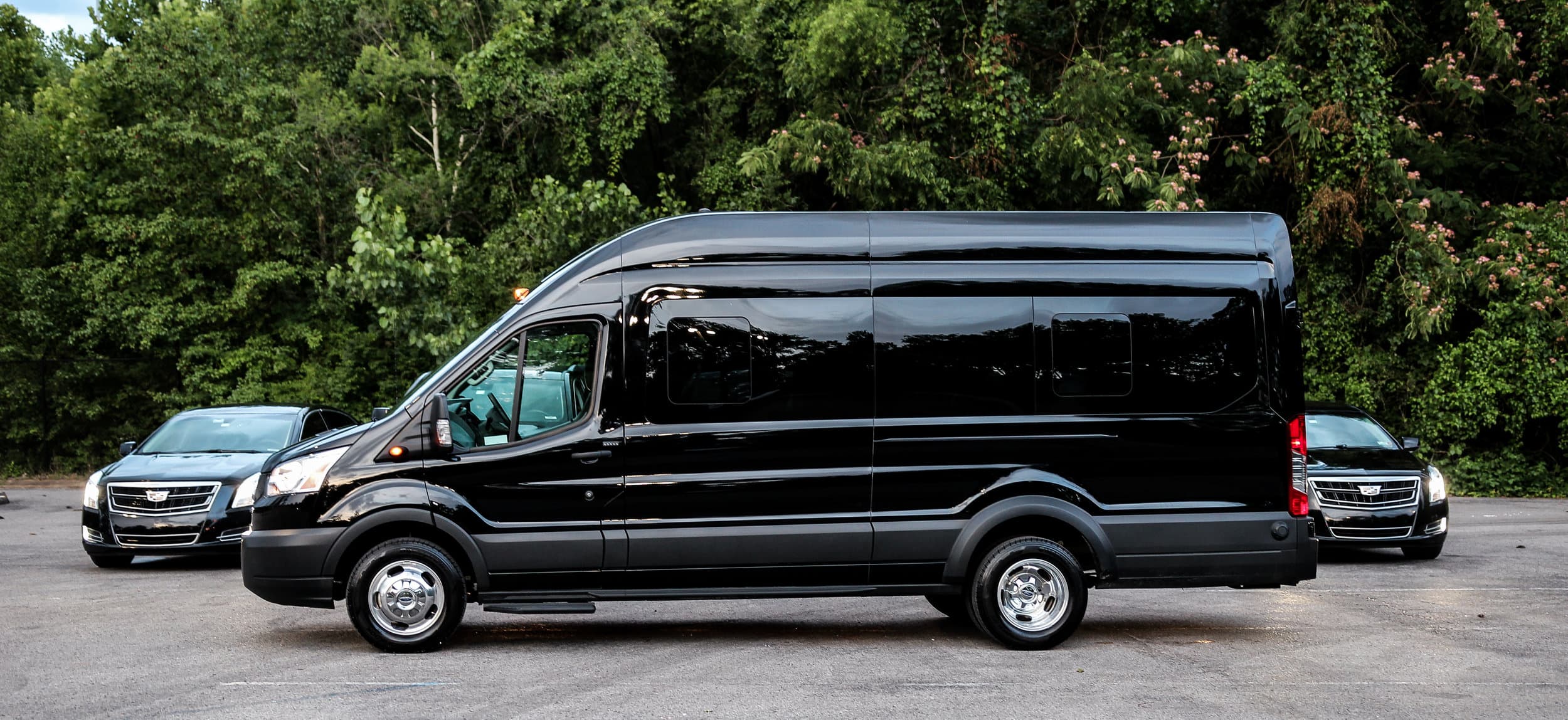 Black Steel executive van and fleet